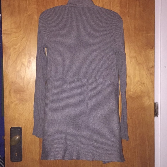 Gray Contemporaine Waterfall Cardigan Size SP - Picture 7 of 8
